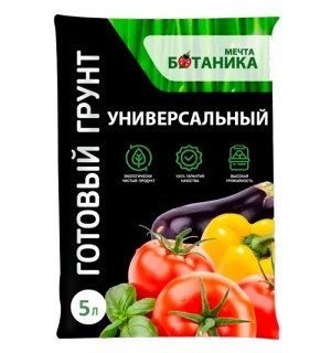 Почвогрунт универсал 5л Мечта Ботаника