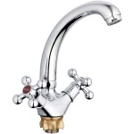Смеситель для кухни G.LAUF QTZ4-C856 высокий излив,керам.кран-букса,гайка