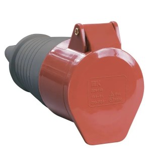 Розетка 225-3Р-РЕ-N 32А 380В IP44 ИЭК