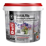 Эмаль универсальная глянц База А RAL9010 0,9кг/6 DALI