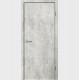 Полотно дверное глухое ПГ Гладкое  700 цемент светлый (черная кромка)
