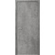 Полотно дверное глухое ПГ Гладкое  700 цемент темный (черная кромка)