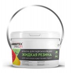 Жидкая резина белая 2,5кг краска акриловая для гидроизоляции Farbitex