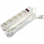 Удлинитель с сет.фильтром 5х4,5м SP-545 4,5м-Р White Спутник