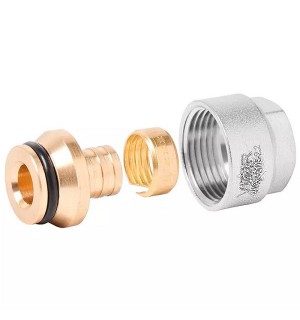 Фитинг коллекторный 16*2,2мм евроконус,3/4 VR1622C