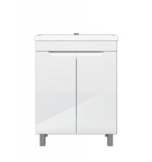 Тумба+умыв. Оптима 65см глянец б/ящ Домино +умыв. 65см Elen Андреа