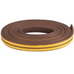 Уплотнитель D-профиль корич 14*12мм "GERM FOAM" /40м/