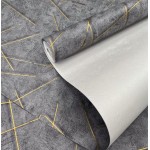 Обои 0,53м* Микадо 6506-9  МОФ Classic дуплекс влагост с золотом (графит)/12