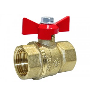 Кран шаровый 25 Г/Г Бабочка "Галлоп" СТАНДАРТ