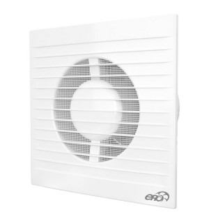 Вентилятор осевой вытяжной D100мм с сеткой ERA Е100 S