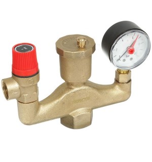 Группа безопасности котла 1" 3 bar. Ш-образная PF