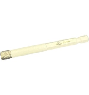 Коронка алмазная универсал 8*10 HEX SKYWER (гранит,керомогран,кафель,камень,стекло,кирпич,бетон)