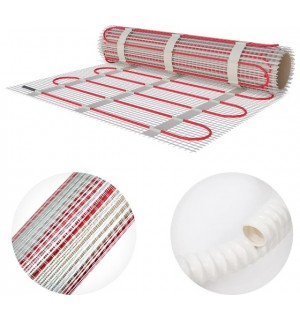 Мат нагревательный (теплый пол) REXANT Classic RNX-4,0-600 площадь 4,0м2 (0,5*8м) 600Вт двухжильны