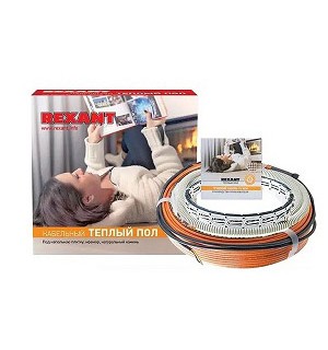 Теплый пол RND-30-450 REXANT 450Вт/30м/S обогрева м2:2,7-3,8 двух жильный