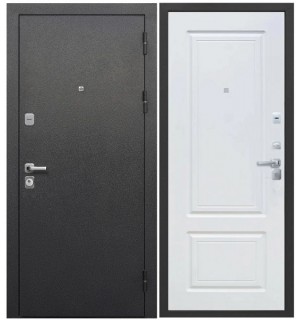 Дверь мет. Толстяк Букле (960L) левая черный Белый ясень