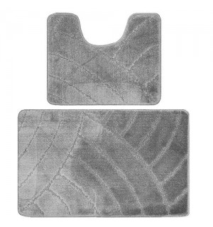 Коврик для ванной 2шт 50*80 см серый BAN CLASSIC 576