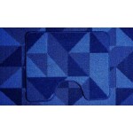 Коврик для ванной 2шт 50*80 см синий LOOP 2259 144