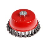 Щетка для УШМ, 125 мм, М14, Чашка  крученая ЛОМ