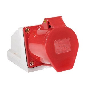 Розетка наружн. уст. 32А 380В 3P+РЕ IP44 (124) EKF ps-124-32-380