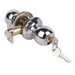 Защелка врезная 3Ш-01 VRATA хром ключ фиксатор