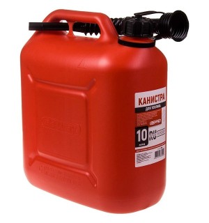 Канистра  10л пластик усиленный ДЛЯ БЕНЗИНА SKYWAY/5