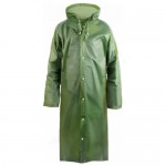 Дождевик ЕВА зеленый 005G капюшон,кнопки