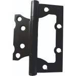 Петля 100*75*2,5 черный мат без врезки (2шт) TRODOS