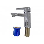 Смеситель для умывальника RUSANT картридж d35,гайка,хром (латунь)