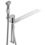 Смеситель одноручковый (25мм) с гигиеничес.душем,устанавливаемый на унитаз ROSSINKA