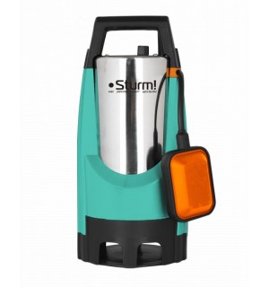Насос дренажный Sturm! 1000Вт,метал.корпус,част до 35мм,290л/мин, 8,5м