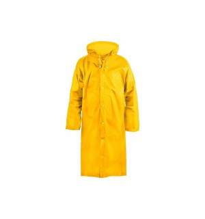 Дождевик ЕВА желтый капюшон,кнопки