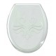 Сиденье для унитаза пласт Лебеди белый
