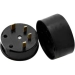 Розетка под плиту  380В черный 3ф