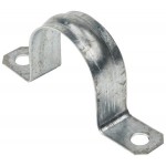 Скоба крепежная двухлапковая СМД d8-9мм метал. оцинк. (уп.100шт) Fortisflex 64795