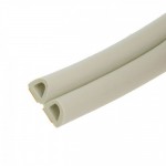 Уплотнитель D-профиль белый 12*10 "Germ Foam" КУСОК 1,8м