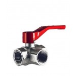 Кран шар. STI трехходовой тип Т 1/2  г/г/г