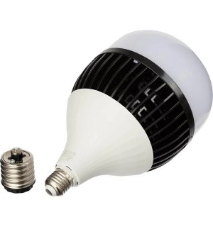 Лампа светод. 150Вт Е27 150-275В с адаптером Е40  6500К