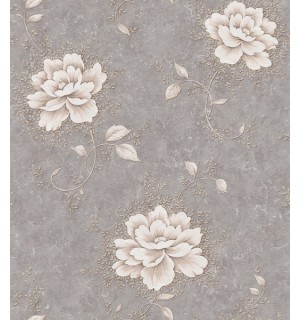 Обои 0,53м* Мия 6288-9  МОФ Classic дуплекс с пал.зол и перл (графит)/12