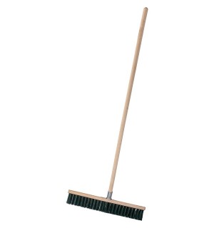 Щетка тротуарная 50см береза 5-ряд д/пола+черенок