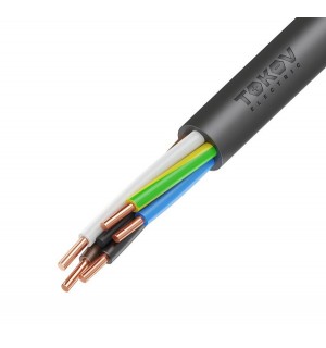 Кабель ВВГнг(А)-LS-5х4 ОК (N PE) 0.66кВ (м) TOKOV ELECTRIC