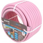 Шланг поливочный ПВХ армир. 3/4 25м ЖУК FLY PINK трехслойный