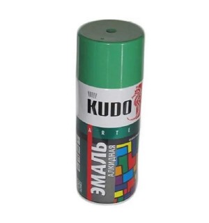 Краска аэрозольная универ. зеленая  (0,52л) КU-10081 КУДО