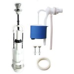 Комплект арматуры АБ-110.54.14,3 боковая,кнопка хром шток.клапан(Псков)