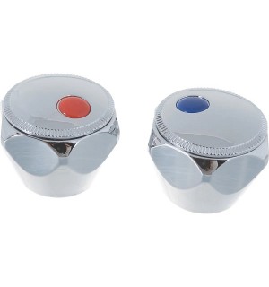 Ручка для смесителя под шлицу пластик 8*20 (пара 2шт)