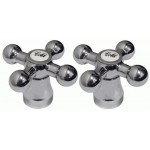 Ручка для смесителя под шлицу металл 8*24 (пара 2шт)