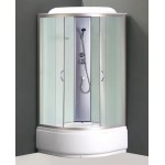 Душевая Кабина LORANTO CS-6680F (80*80*215) мат стекло под40см