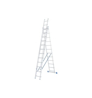 Лестница 3-х секционная алюминиевая 3*12ст СИБРТЕХ(до 8,75м)