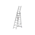 Лестница 3-х секционная алюминиевая 3*7ст СИБРТЕХ (3,6м)