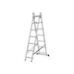 Лестница 2-х секционная алюминиевая  2*7ст СИБРТЕХ (3,6м)