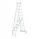 Лестница 2-х секционная алюминиевая  2*11ст СИБРТЕХ (5,55м)